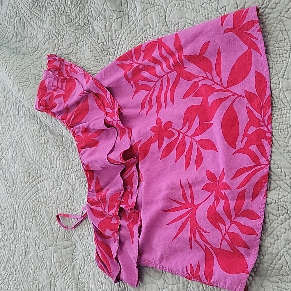 Tropical One shoulder Blouse